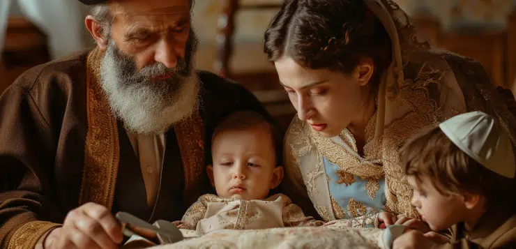 Cérémonie de baptême juif : rituels et traditions de naissance