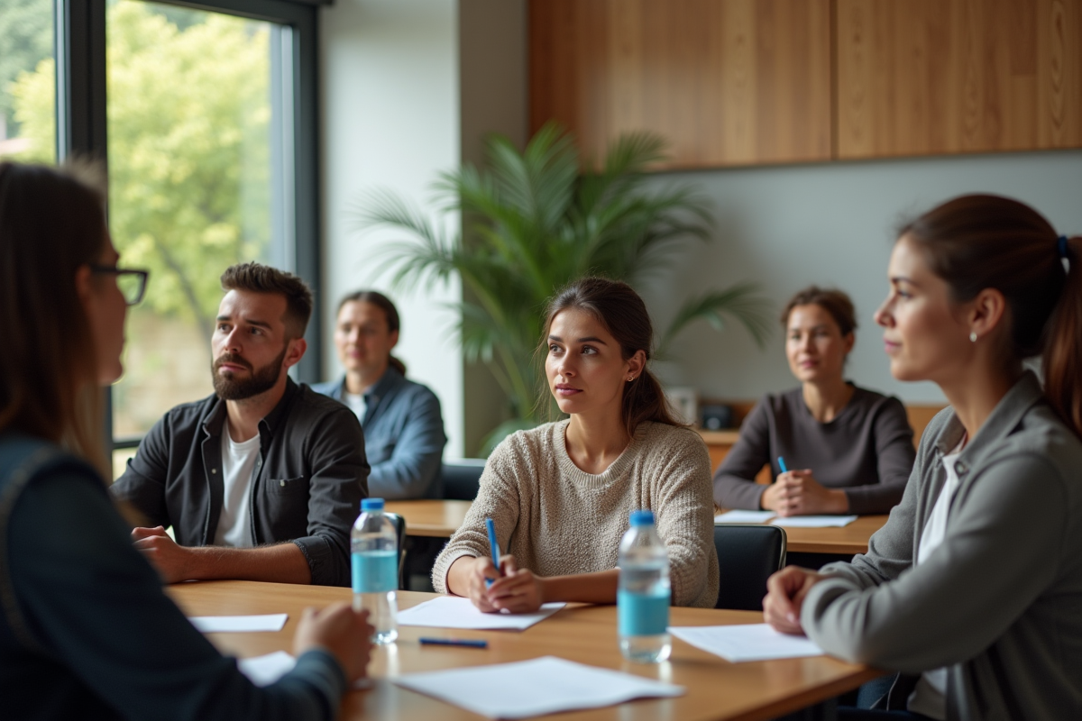 Groupe de parents lors d