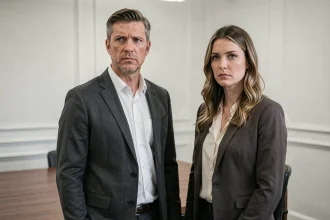Couple au cœur d'une polémique face à la presse lors d'une conférence formelle