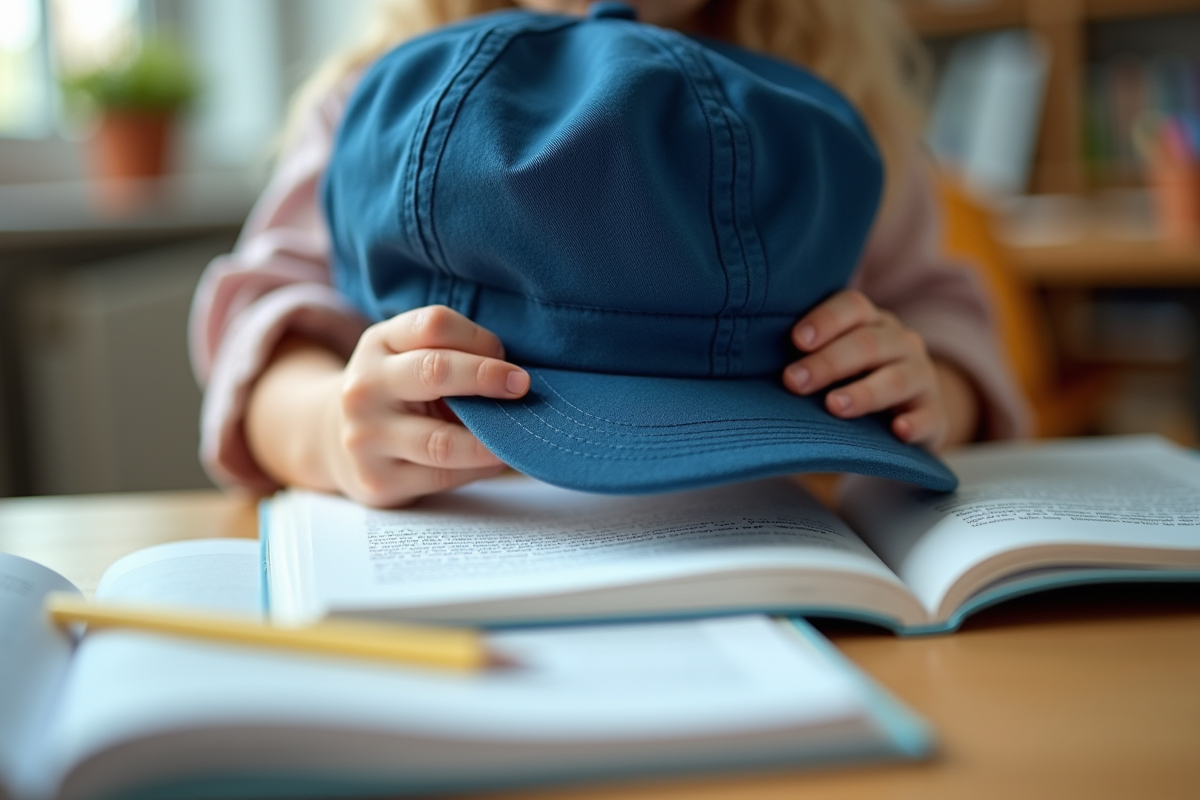 enfants  casquette