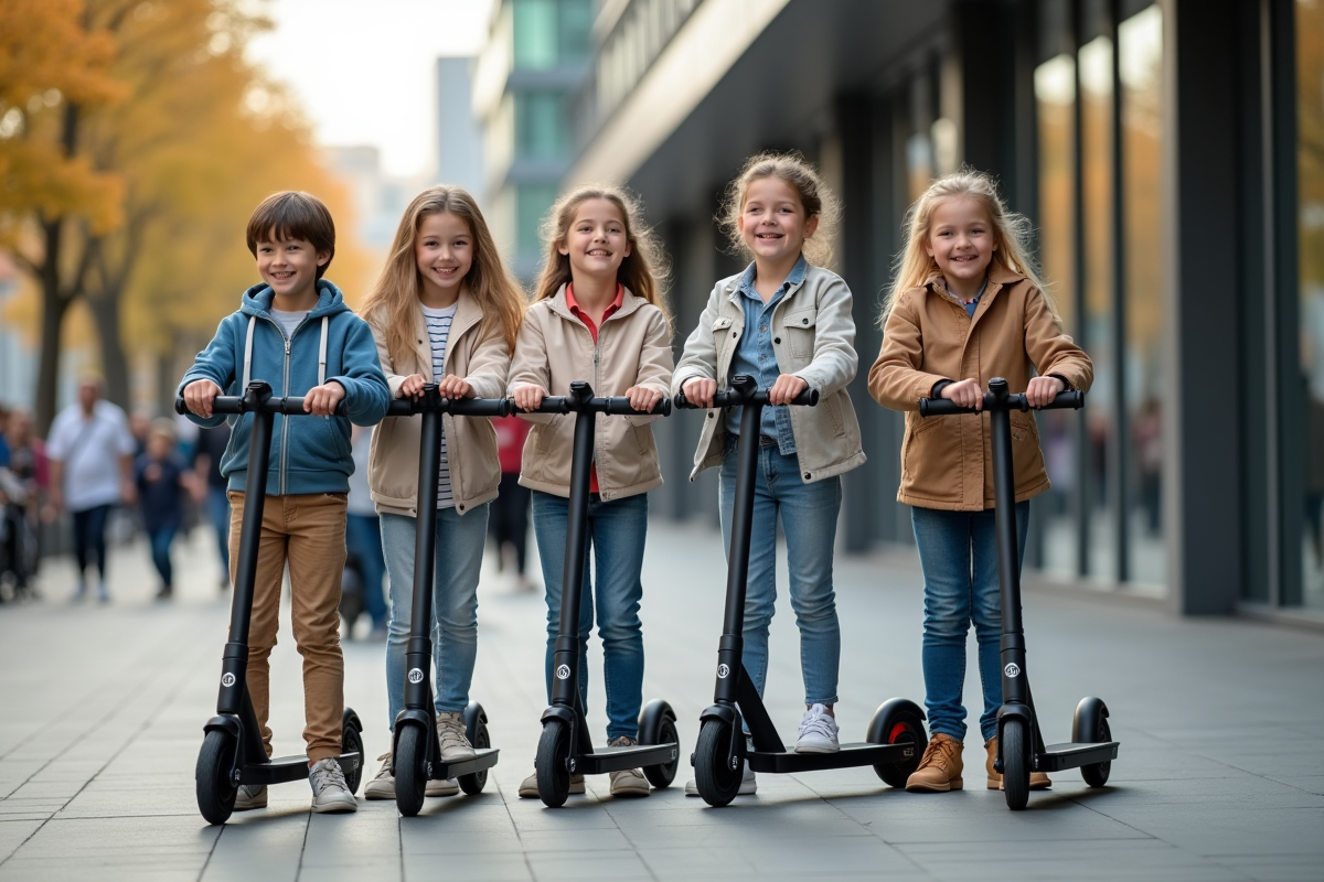 enfant trottinette